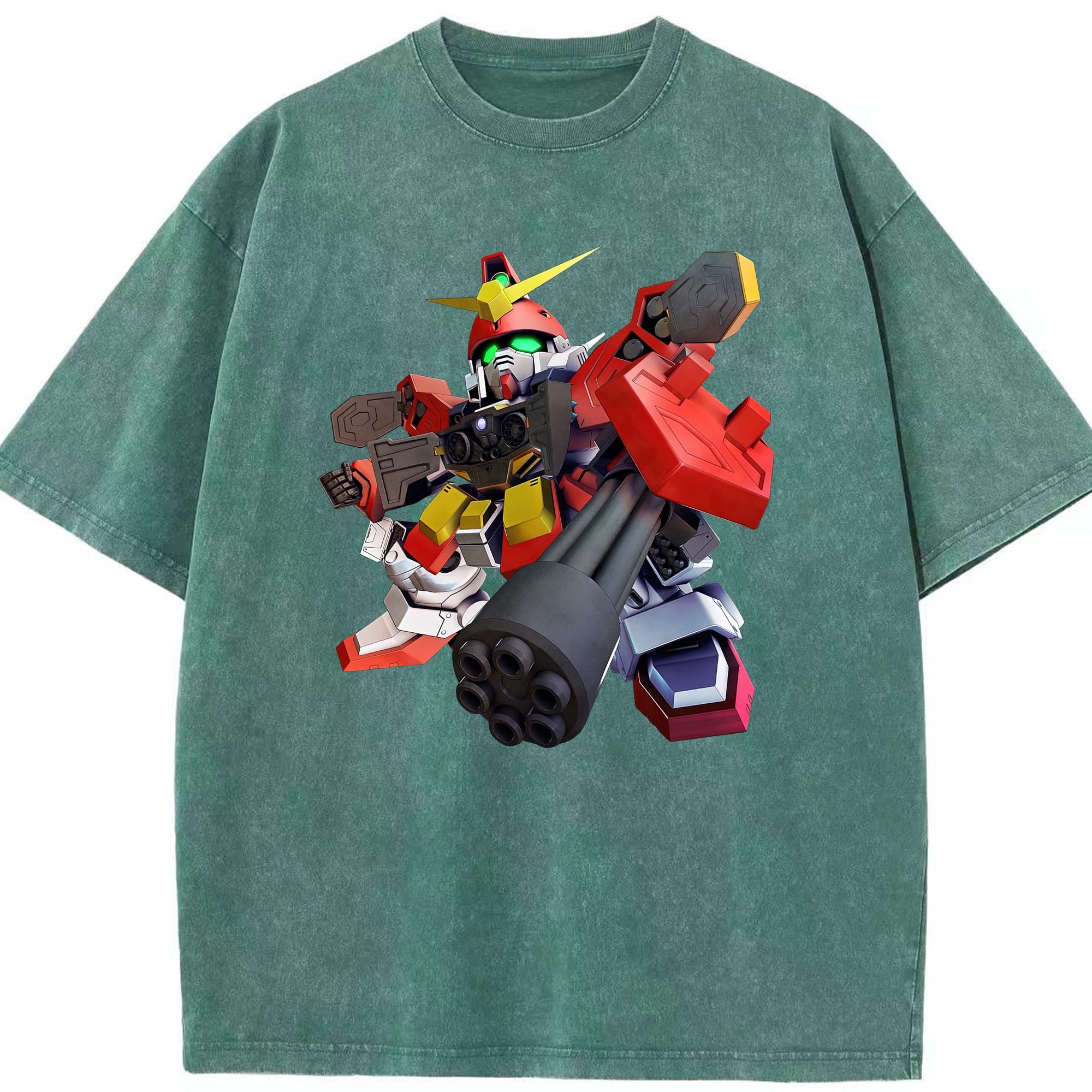 （画像用） 機動戦士ガンダム Mobile Suit Gundam 綿100% ヴィンテージ風 半袖Tシャツ（フロントプリント）